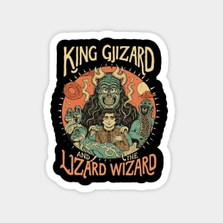 Wizardry in Lizard Land Magnet