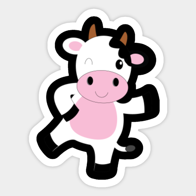 Strawberry Cow Pet Strawberry Cow Cute Strawberry Cow Pet Strawberry Cow Cute Sticker Teepublic Strawberry cow commission for a friend. strawberry cow pet strawberry cow cute