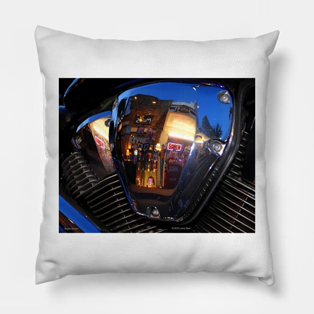 Night Street Pillow by BadHabitsLounge