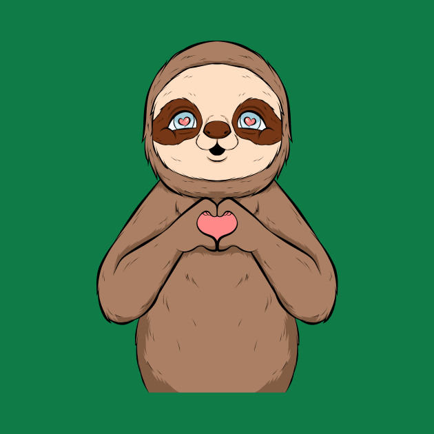 sloth cute, funny and loving by the house of parodies