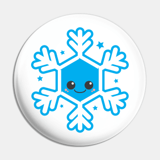 Kawaii Winter Snowflake Pin