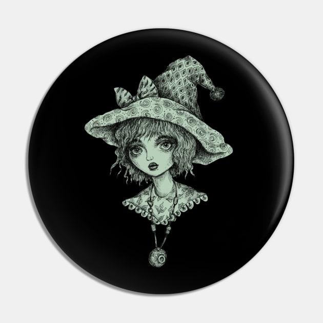 Cute Little Witch Pin by brettisagirl