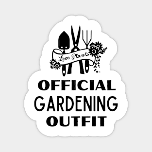 Official Gardening Outfit Magnet