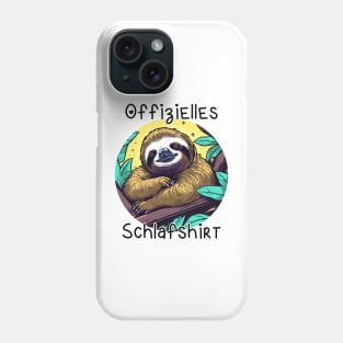 Offizielles Schlafshirt Faultier Phone Case