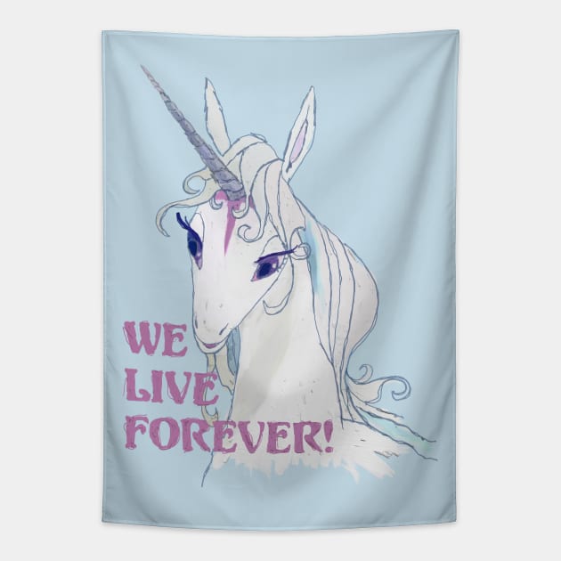 We live forever! Tapestry by figue