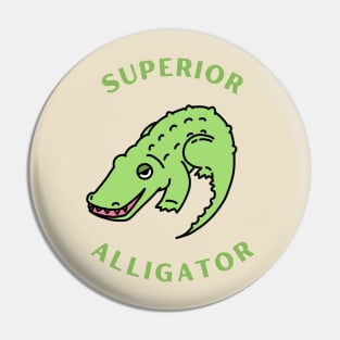 Superior Alligator cute Pin