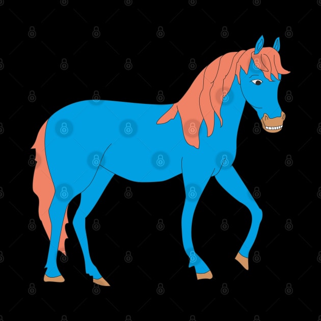Blue Horse by Alekvik