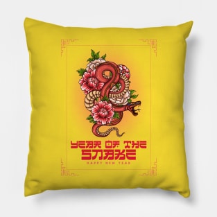 Chinese Zodiac New Year of the Snake Pillow