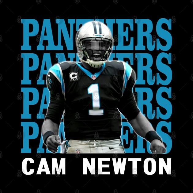 Carolina Panthers Cam Newton 1 by Thejockandnerd