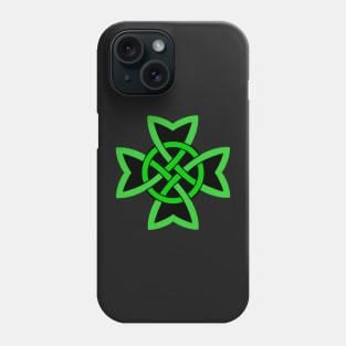 Green Black Irish Celtic Knot Design Phone Case