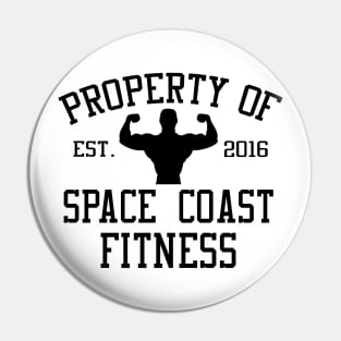 Space Coast Fitness - Property (Black) Pin