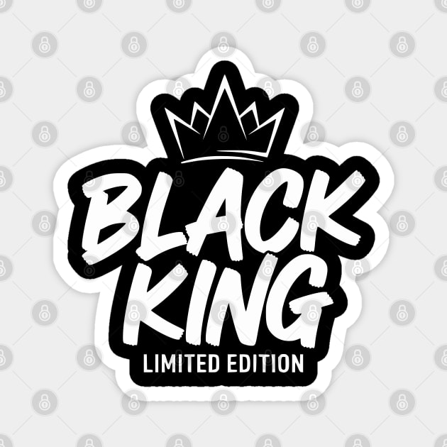 Black King Limited Edition Magnet by UrbanLifeApparel