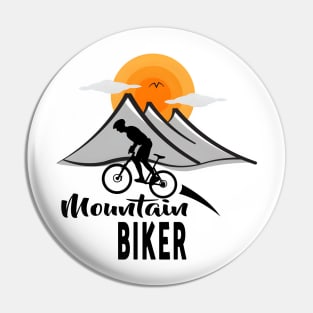 Mountain Biker Pin