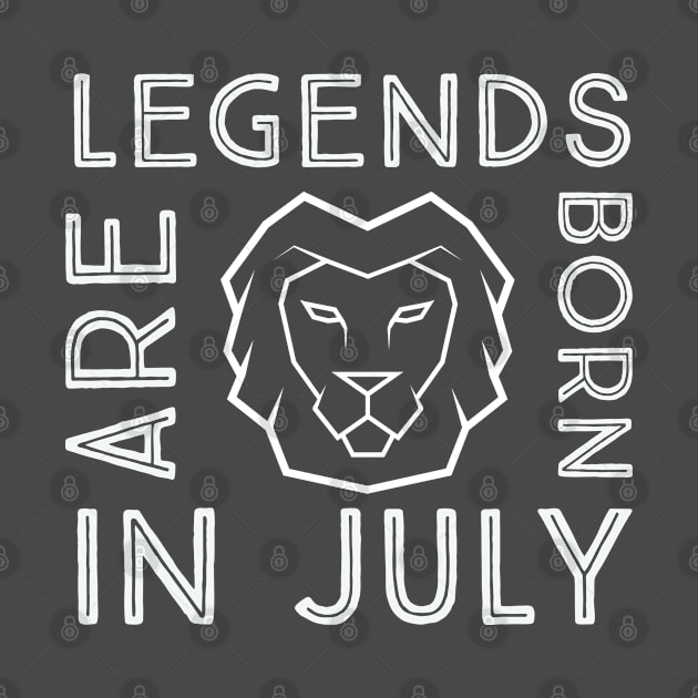 Legends are born in July by Bakr