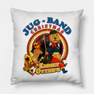 Emmet Otters Jug Band Christmas Pillow