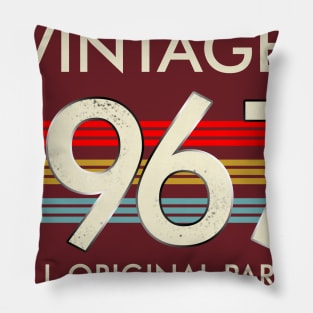 Vintage 1967 All Original Parts Pillow