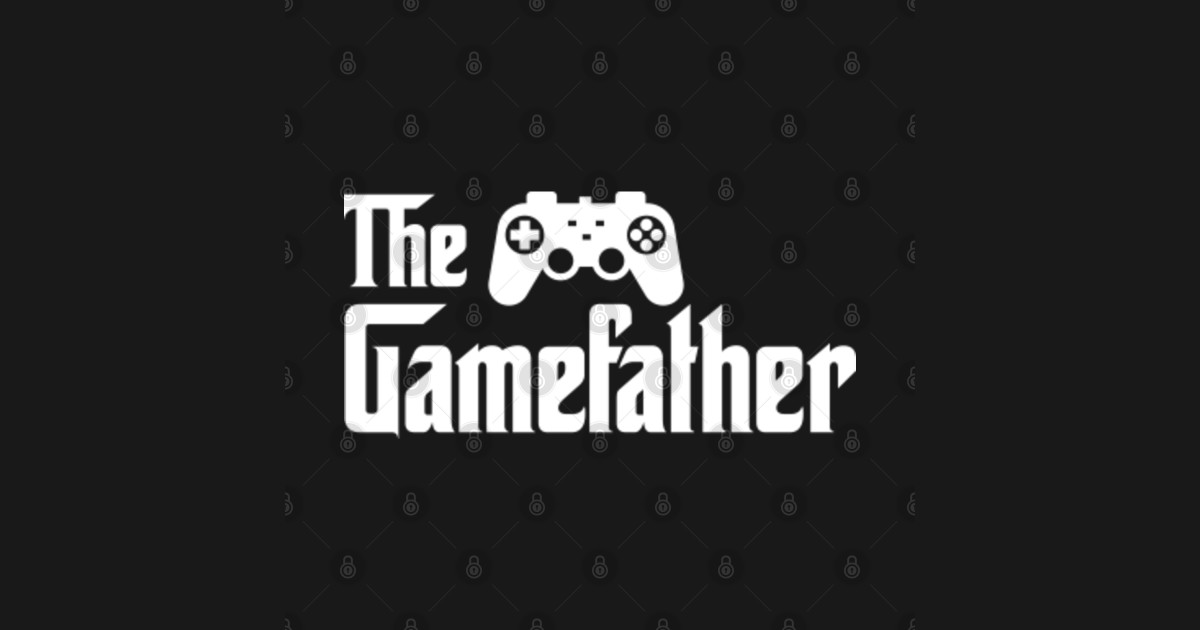 The Gamefather gaming gamer Dad The Gamefather Sticker TeePublic