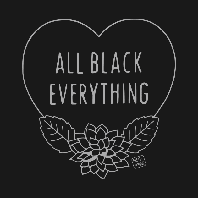 All Black Everything Dahlia by prettyinpunk