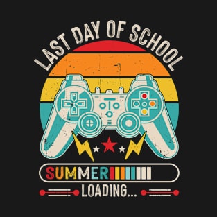 Last Day Of School Summer Loading T-Shirt