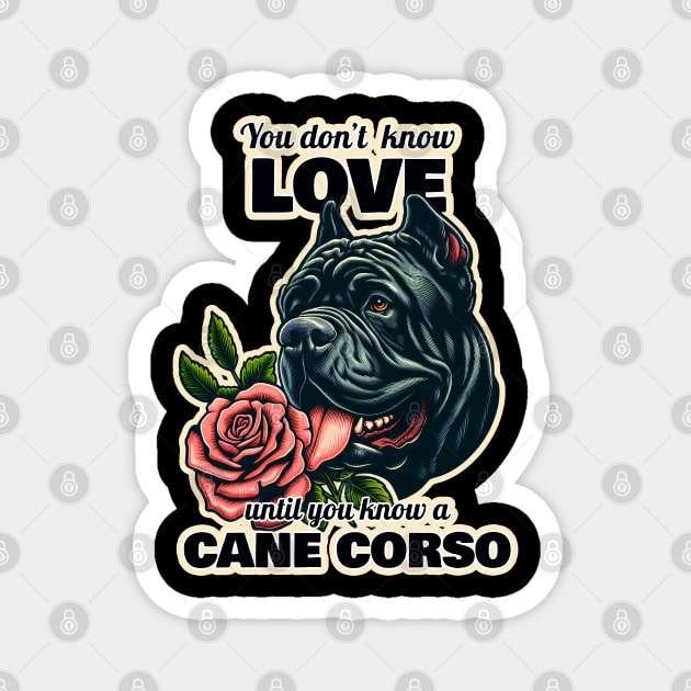 Cane Corso Valentine's day Magnet by k9-tee