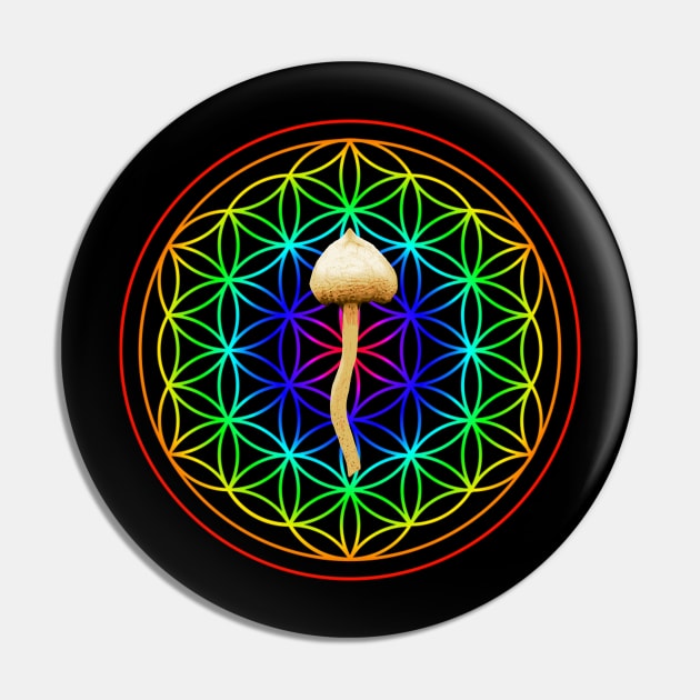 Magic Mushroom Pin by StoatyStudio