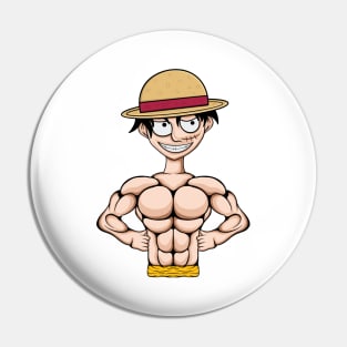 One Piece - Luffy Gym Character Pin