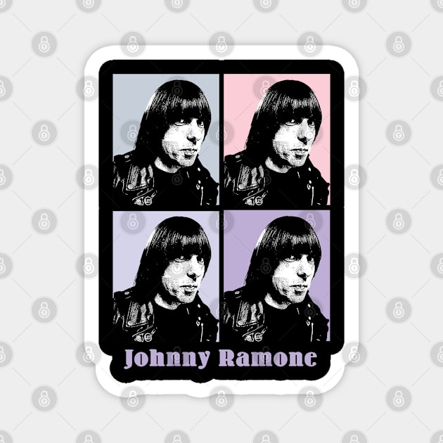 Johnny Ramone Pop Art Magnet by KERIKIL