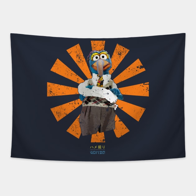 Gonzo Retro Japanese Muppets Tapestry by Nova5