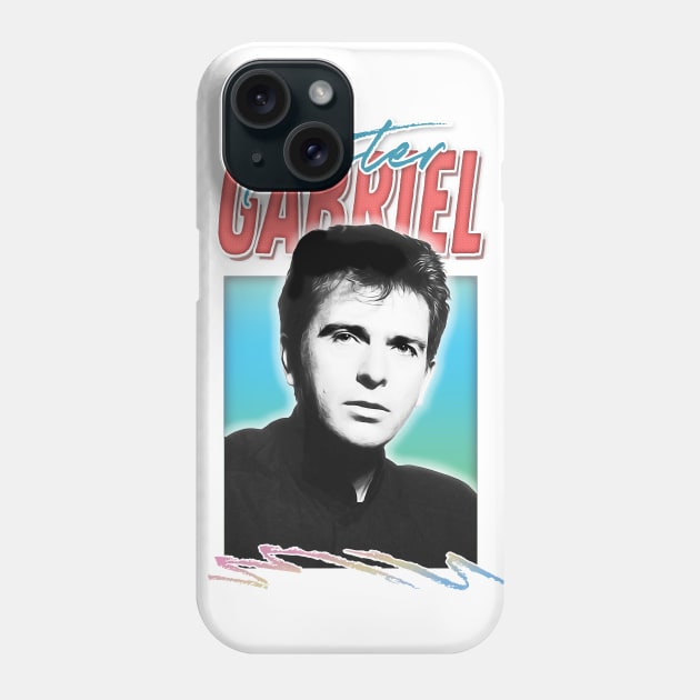 Peter Gabriel / 80s Aesthetic Fan Art Design Phone Case by DankFutura