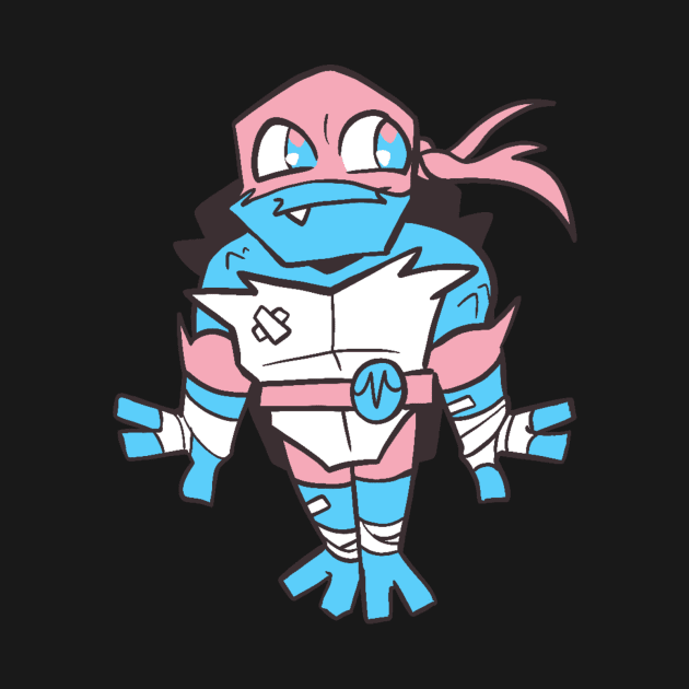 Raph Transgender Flag ROTTMNT by lillastarr