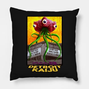 Bulbozur B-Movie Double Feature at The Redford Theater! - Pete Coe's Detroit Kaiju Series Pillow