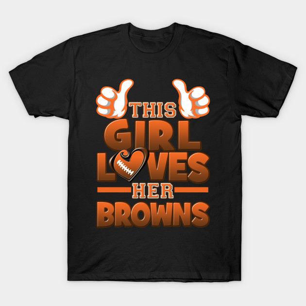 girls cleveland browns shirt