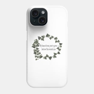 Ivy Taylor Swift Evermore Lyrics Phone Case