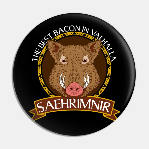 Sæhrimnir Bacon Pin by nickbeta