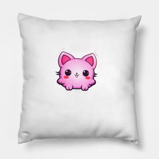 kawaii faces animal design Pillow