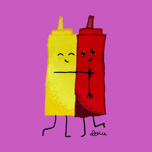 Mustard and Ketchup best friends by Stevie's Tees