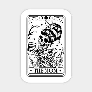 The Skeleton Mom Tarot Card Magnet