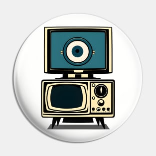 Brainwash Television Pin