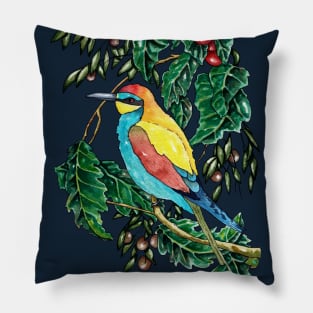 Bee Eater Bird Pillow