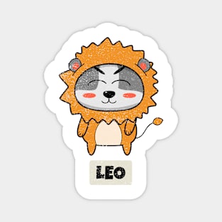 Funny Zodiac Baby Leo Magnet