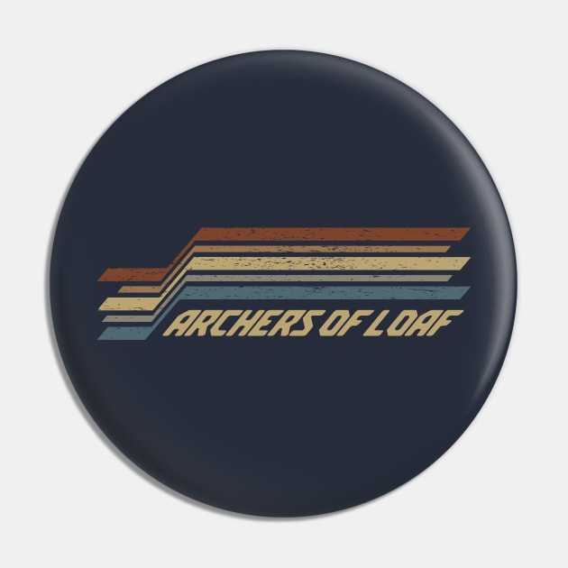 Archers of Loaf Stripes Pin by orovein