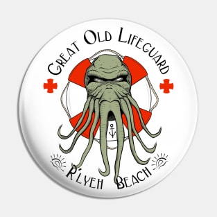 Great Old Lifeguard - light background Pin