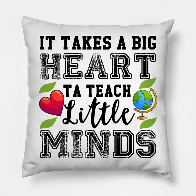 It takes a big heart Pillow by FalconPod