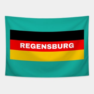Regensburg City in German Flag Tapestry