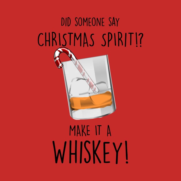 My Christmas Spirit is Whiskey by fleeksheek