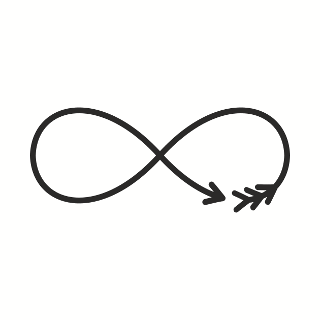Infinity Symbol Arrow Gift Love by FrauK