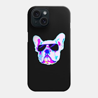 Vaporwave Frenchie Puppy Phone Case