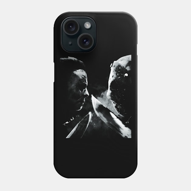 Michael Myers Vs Jason Voorhees Phone Case by Semarmendem