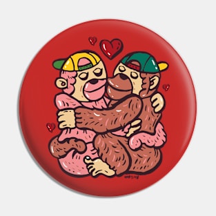 Monkey's love Pin