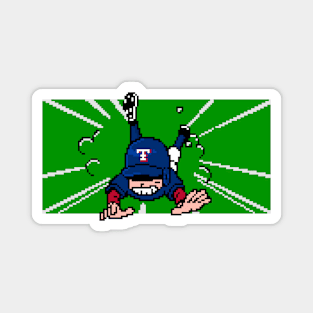 8-Bit Baseball Slide - Texas Magnet